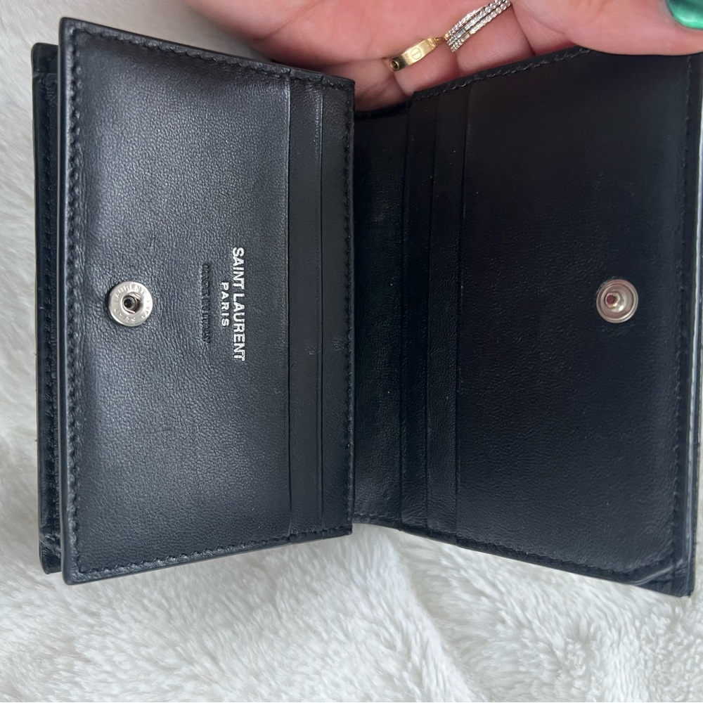 Ysl black wallet